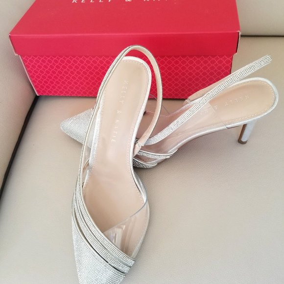 Kelly & Katie Evening Sling Back Heels - Picture 1 of 5